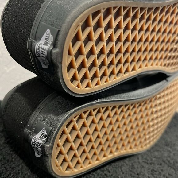 🔥🔥 VANS ATWOOD BLACK/BLACK CANVAS Low Sneaker Men Sz 9.5 - PERFECT Worn Once - Picture 10 of 12